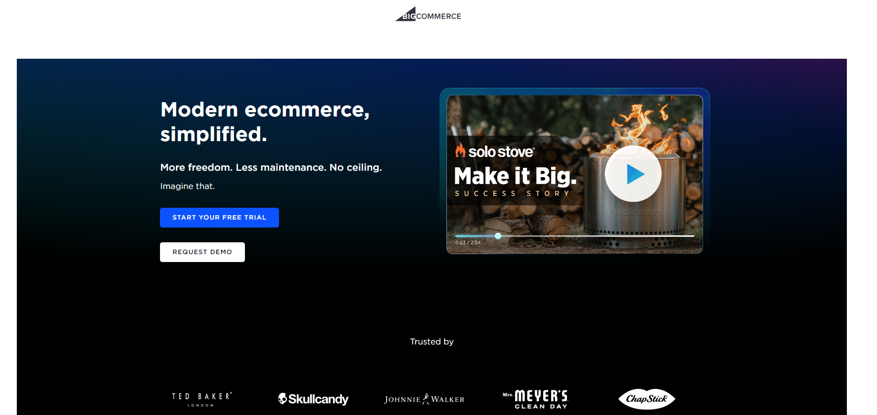 BigCommerce Landing Page