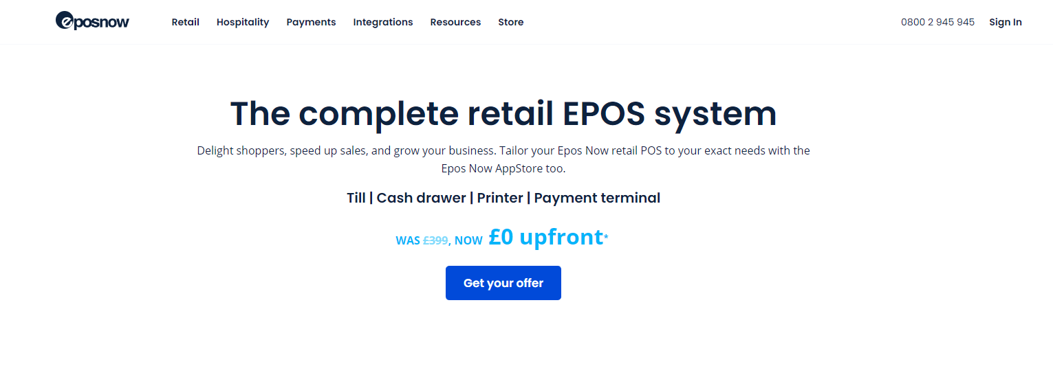 Retail system EPOS