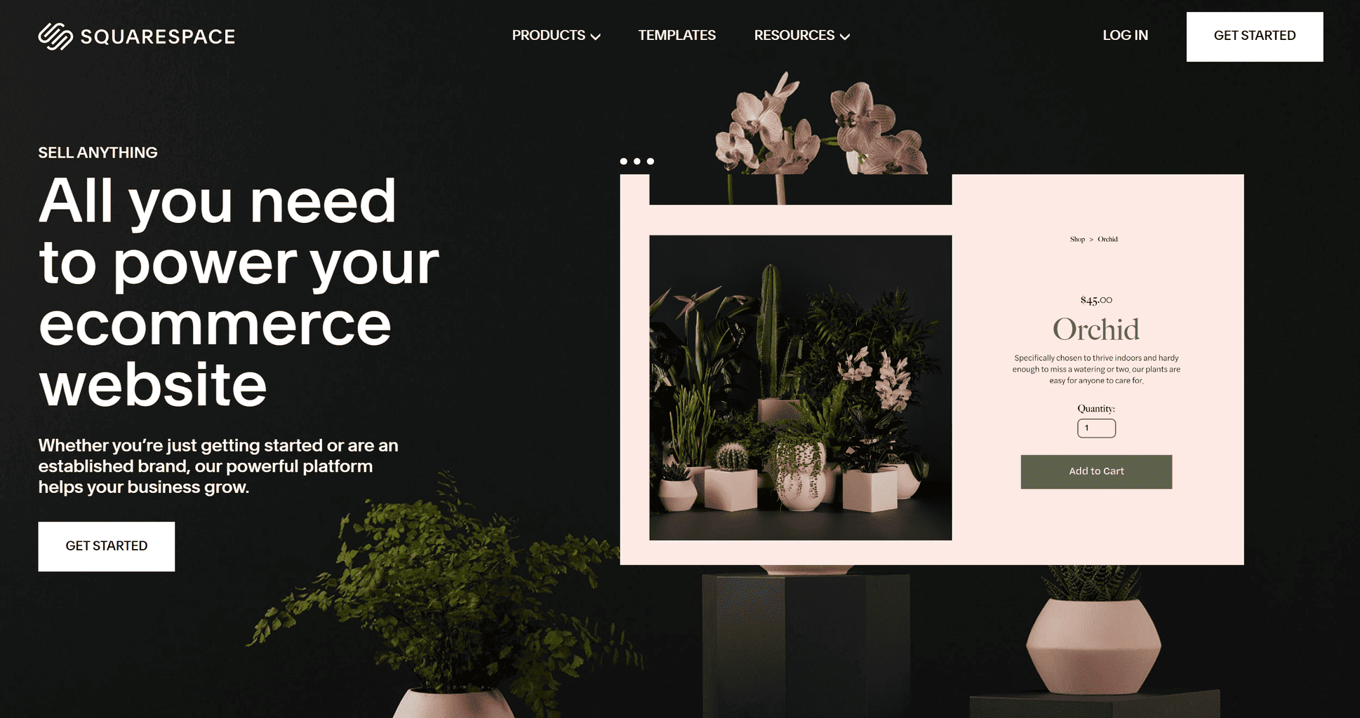 Squarespace Landing Page