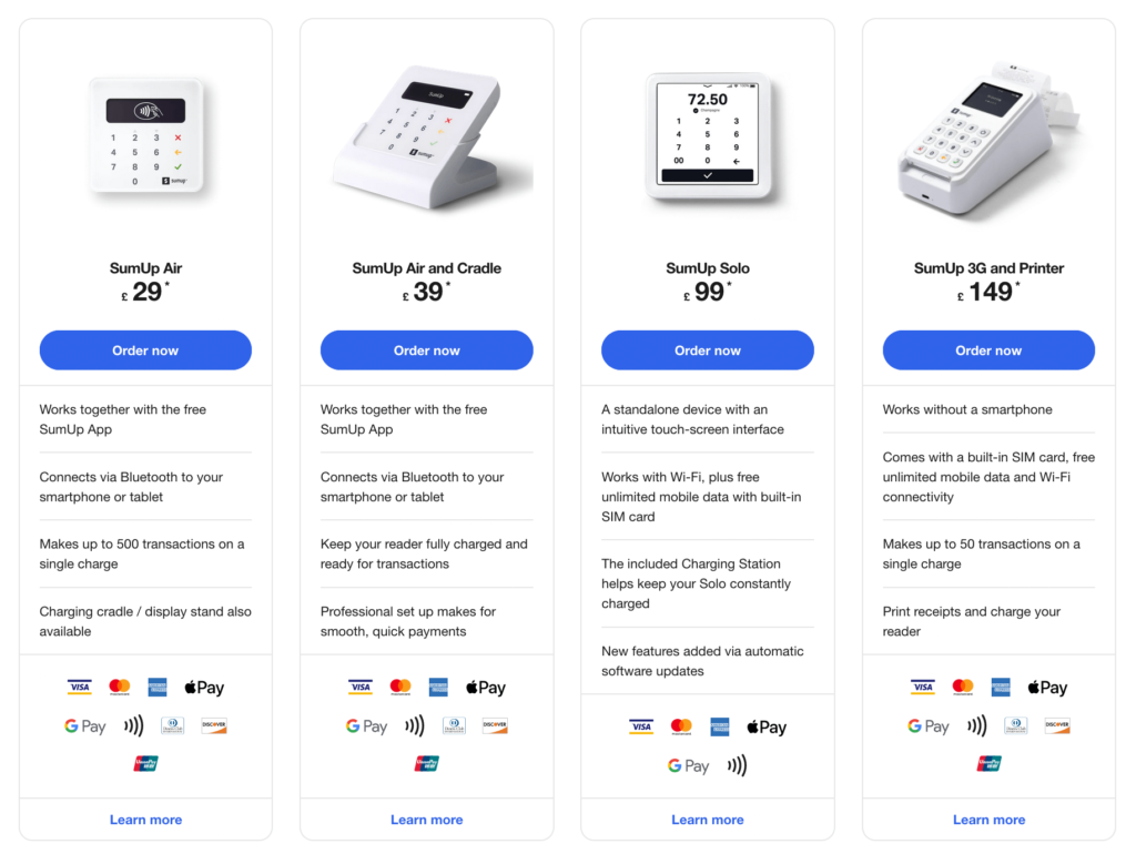 SumUp Solo Payment Card Reader With Free Built-in SIM Card