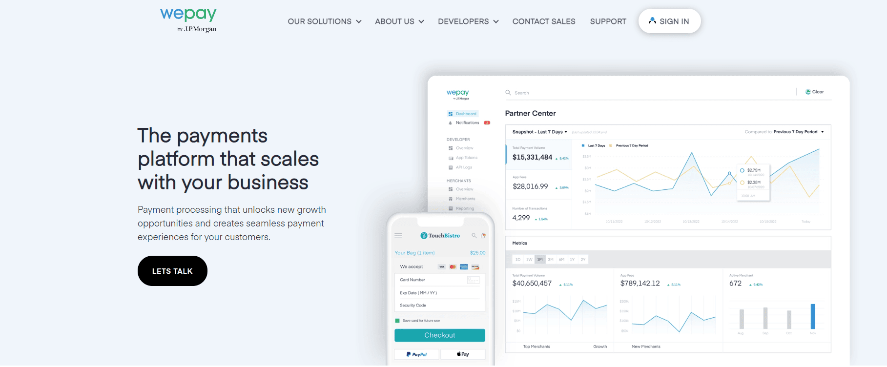 WePay Landing Page