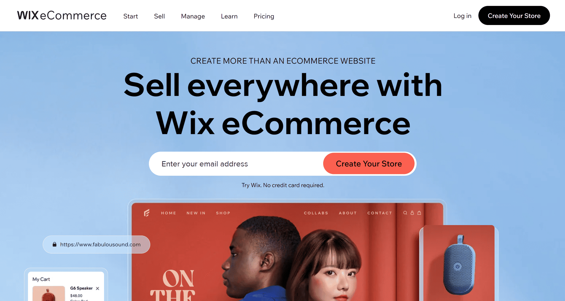 Wix Landing Page