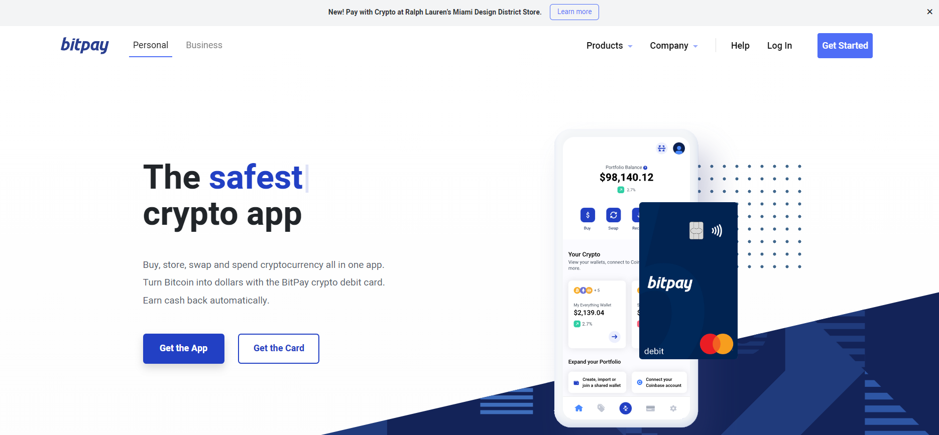 bitpay landing page