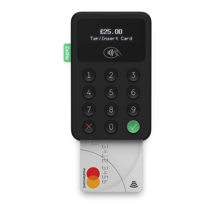 Zettle card reader black