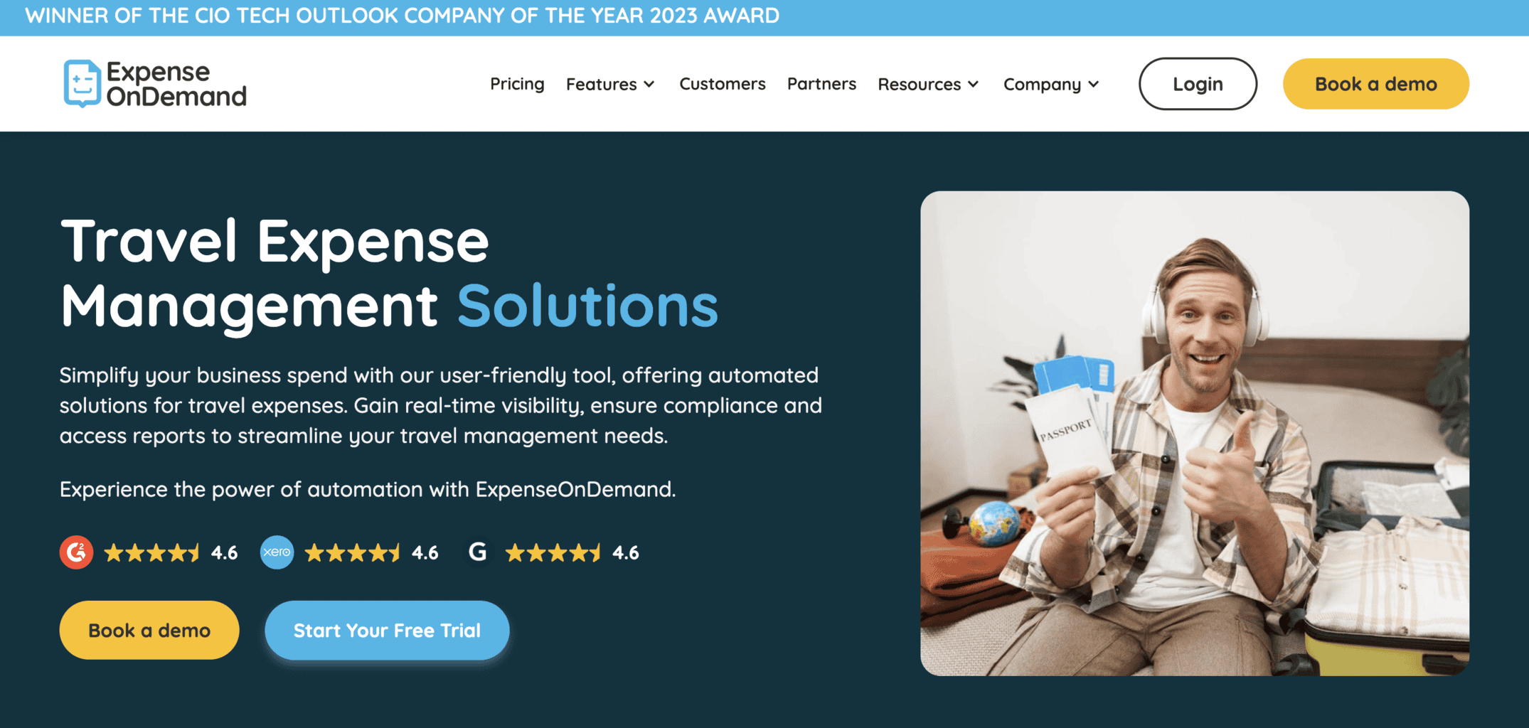 Expense on Demand travel expense management tool