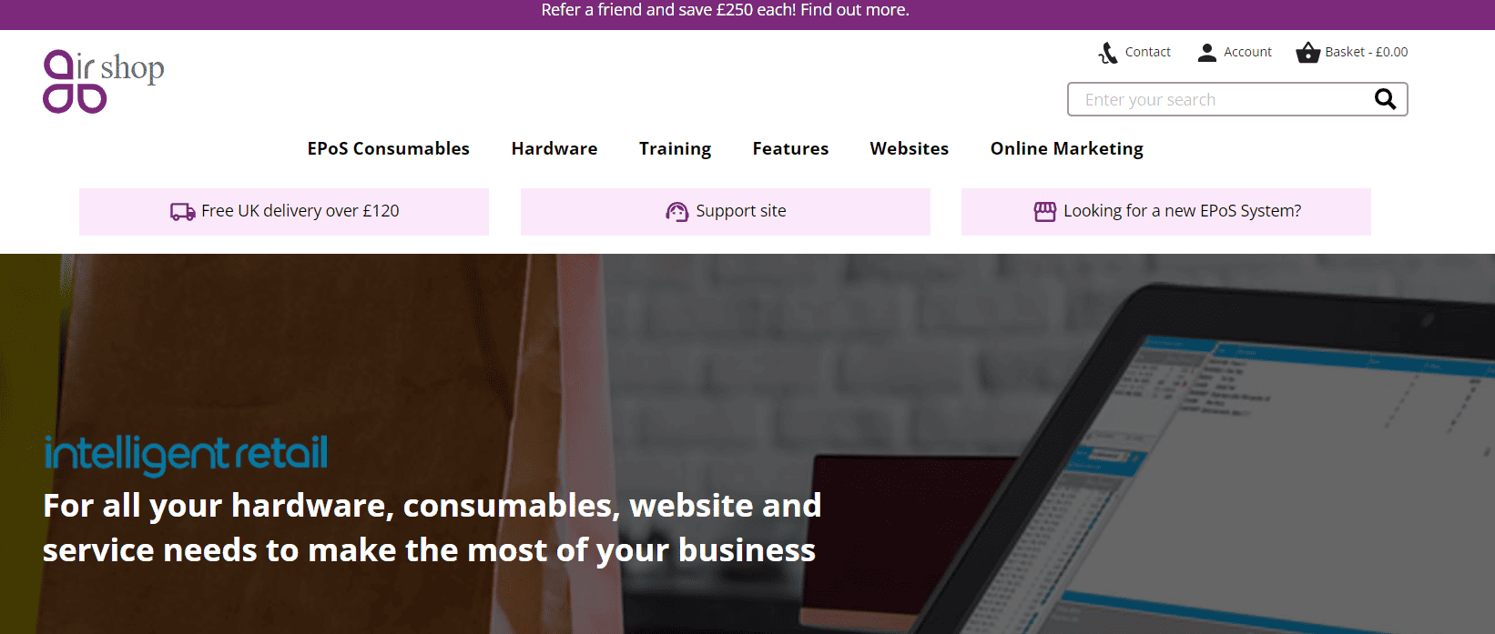 Intelligent Retail online shop 