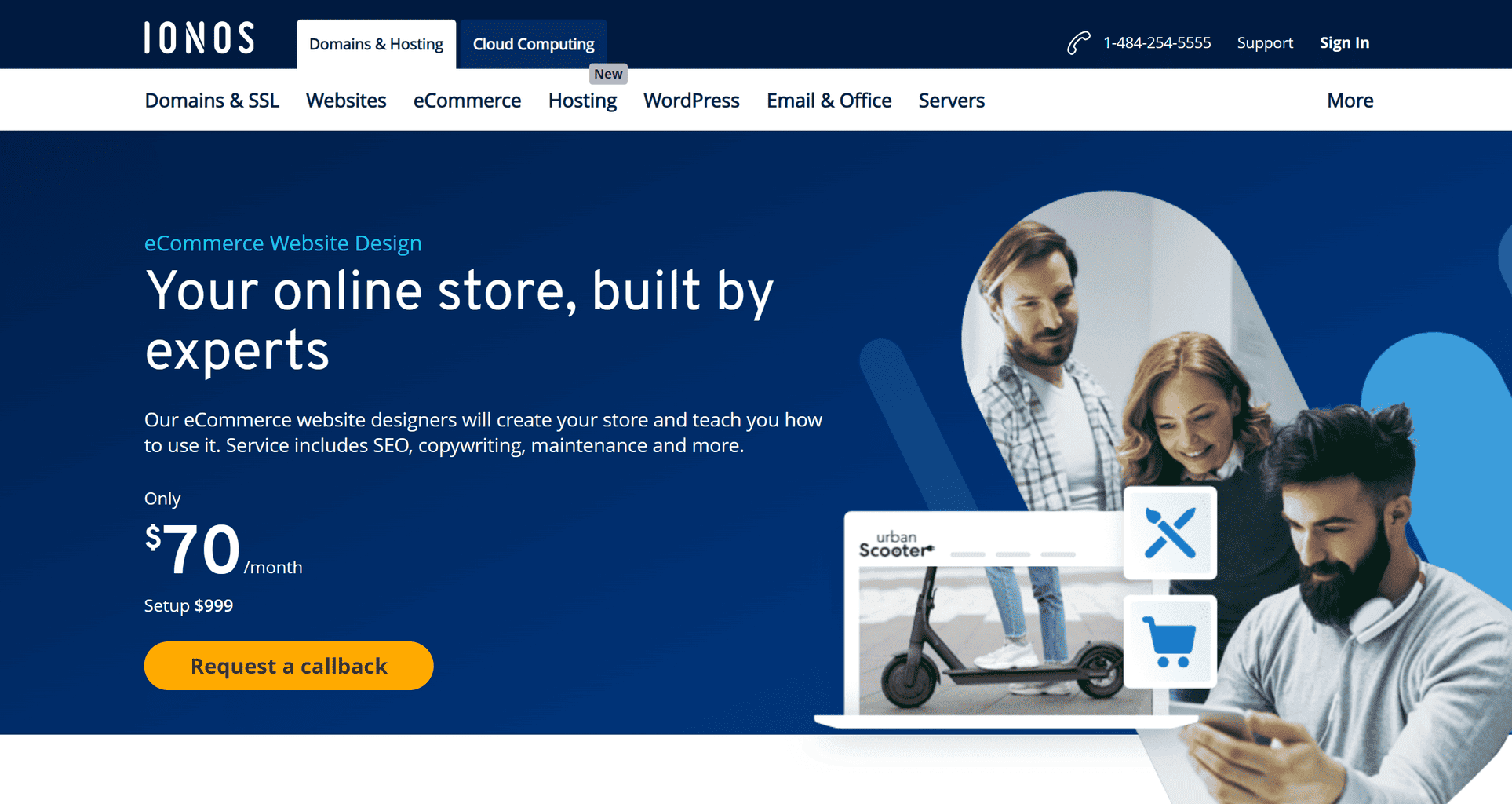 Ionos ConnectaStore Plans