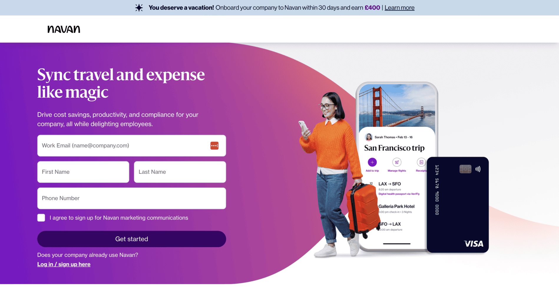 Navan prices and fees