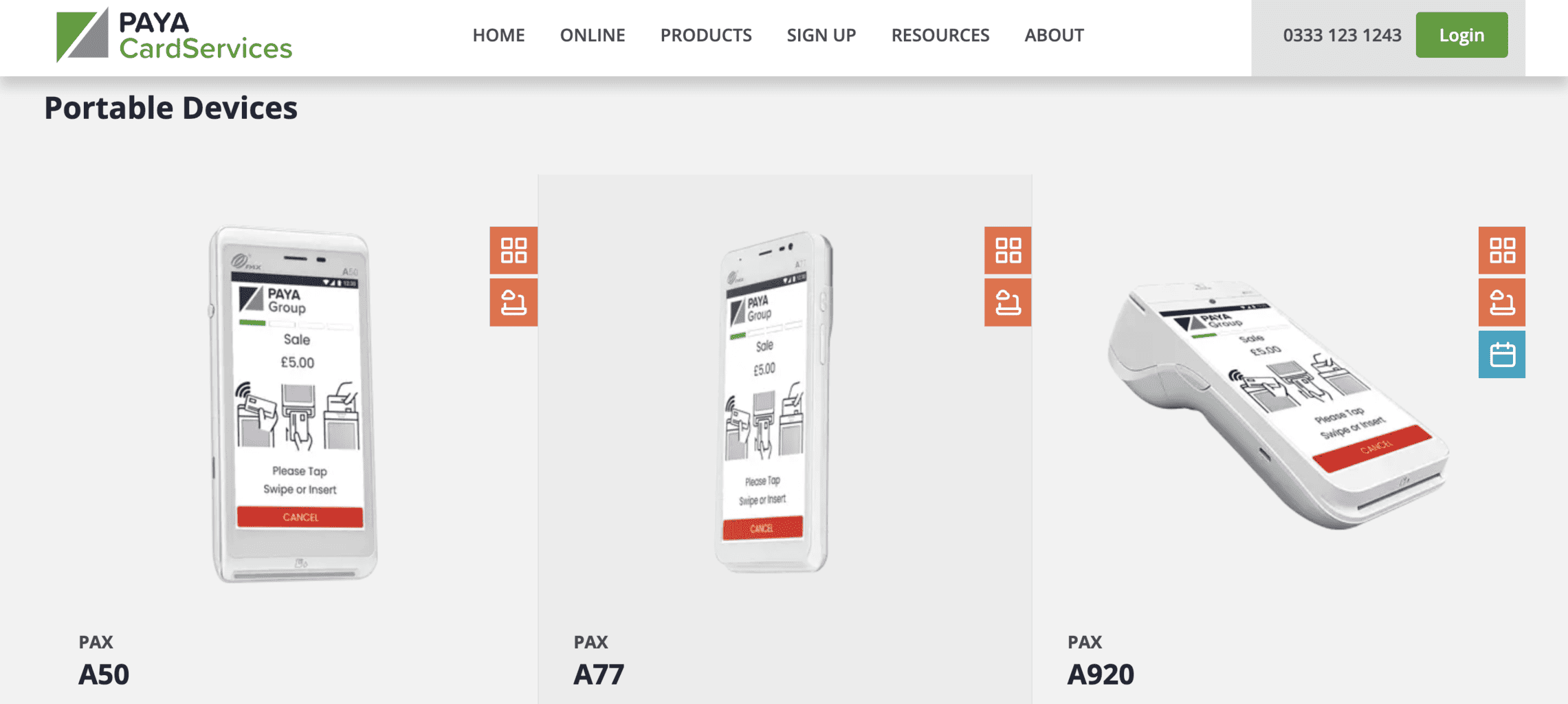 PayaTaxi landing page