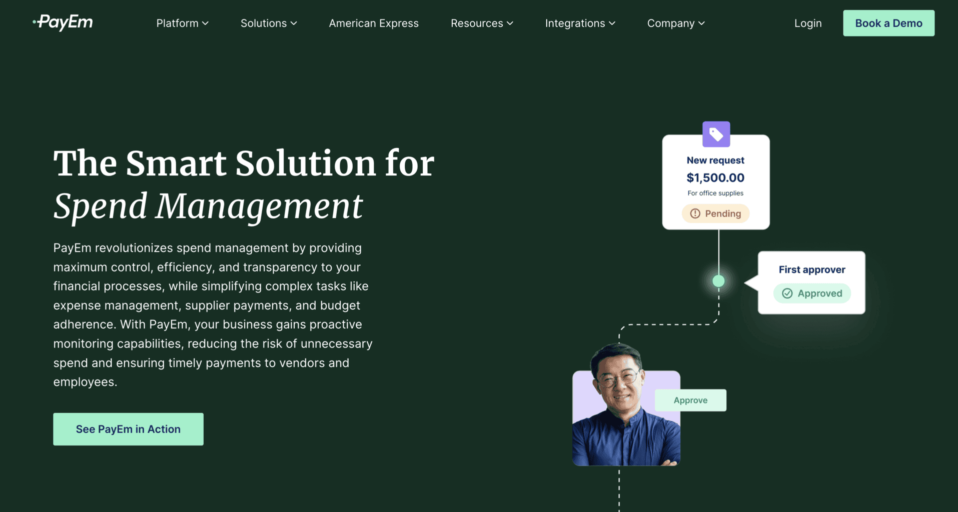 PayEm expense management tool 