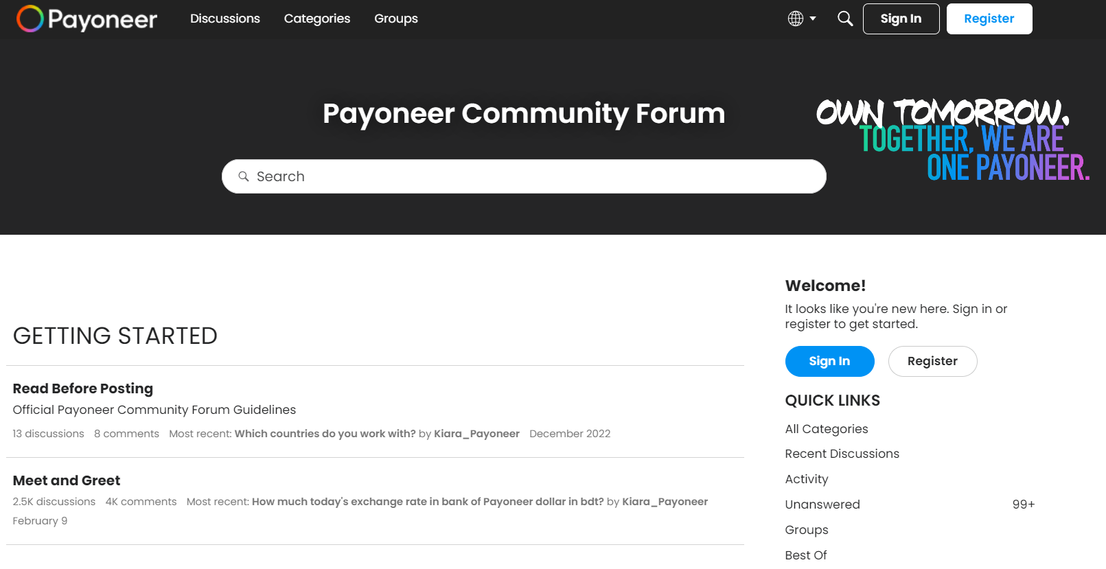 Payoneer Community Forum