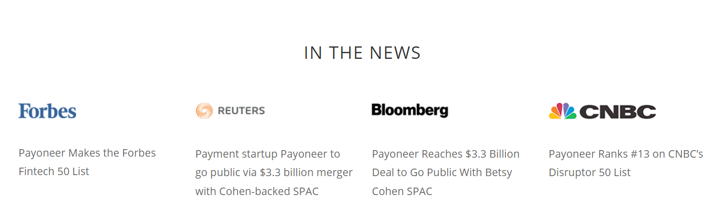 Payoneer in the News