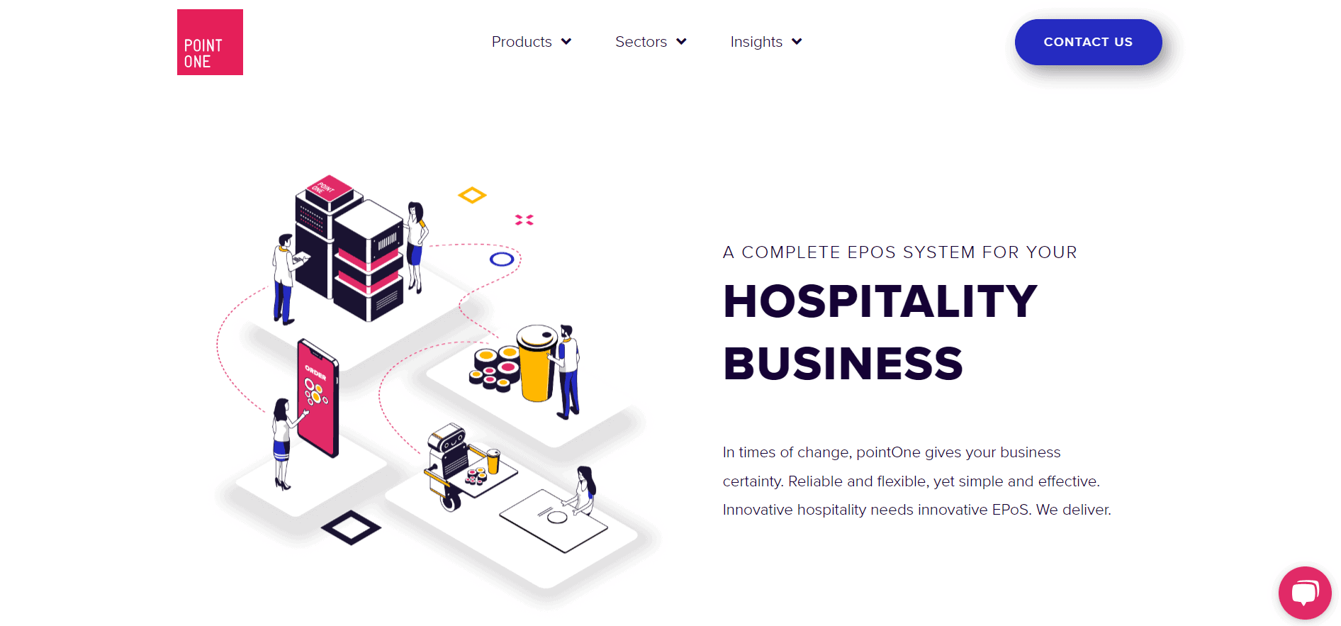 pointOne EPOS landing page