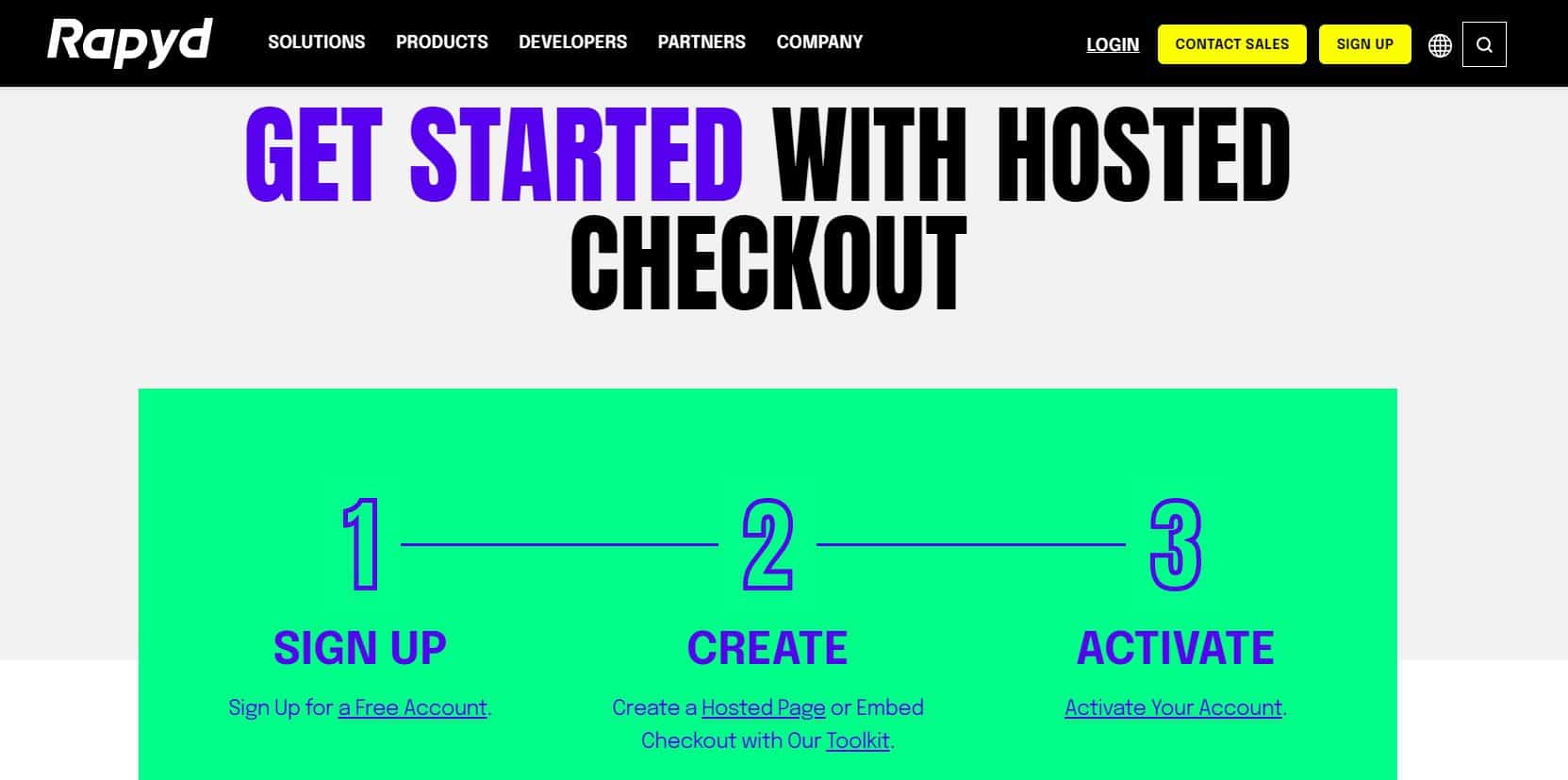 Rapyd Hosted Checkout