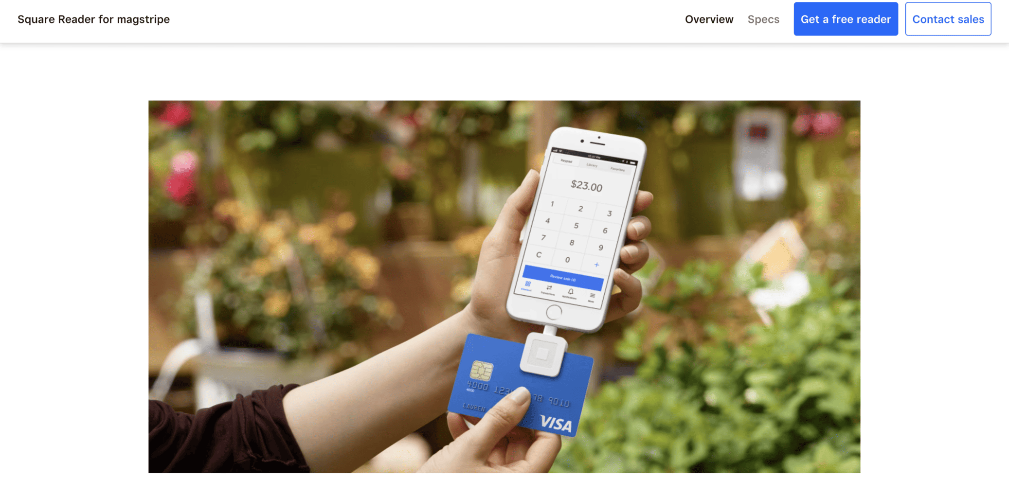 Square Reader card reader