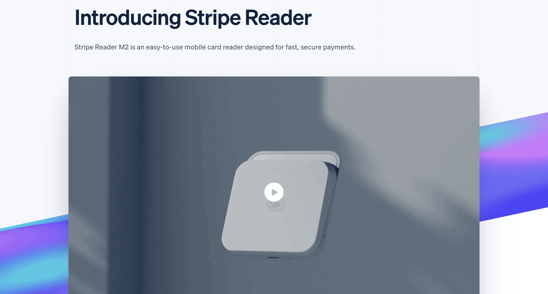 Stripe card reader