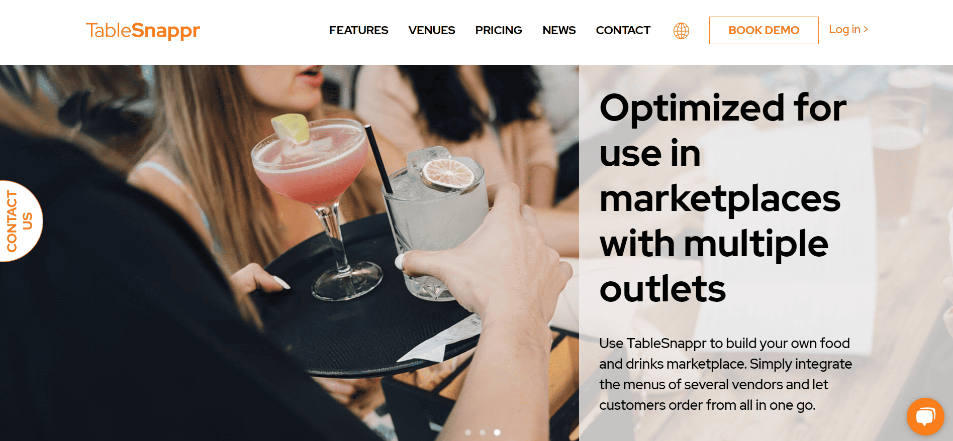 TableSnappr landing page